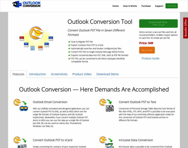 Outlookconversion.com thumbnail