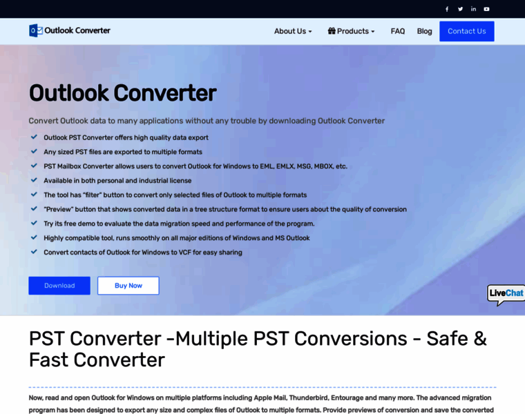 Outlookconverter.net thumbnail