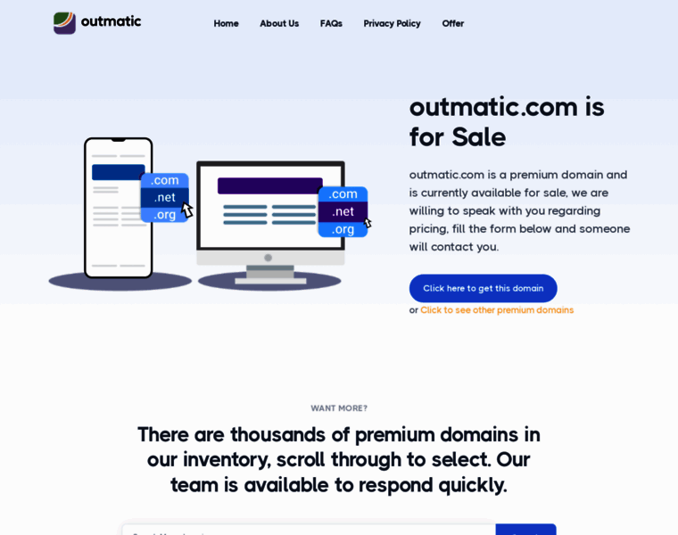 Outmatic.com thumbnail