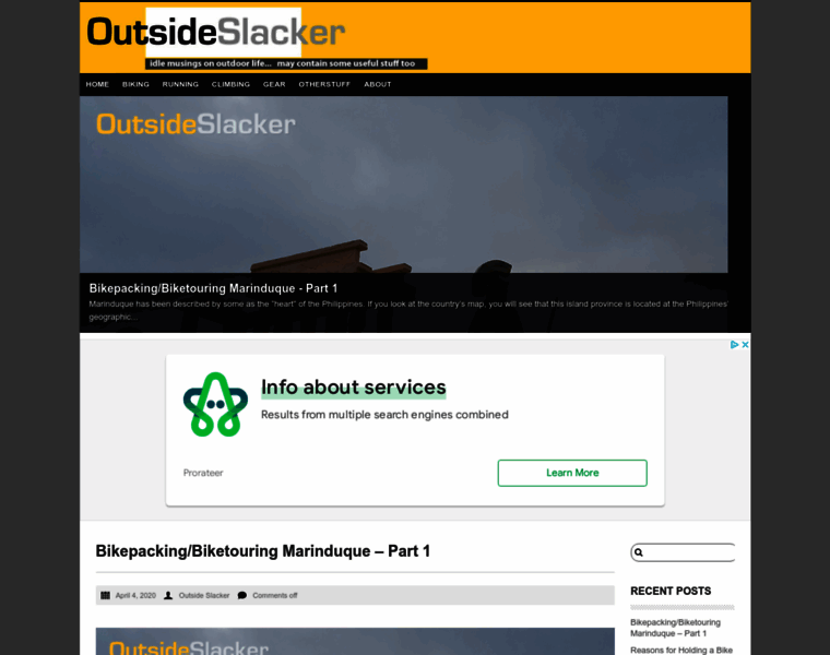 Outsideslacker.com thumbnail
