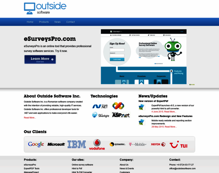 Outsidesoftware.com thumbnail