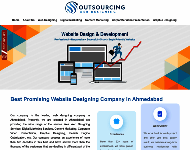 Outsourcingwebdesigning.com thumbnail