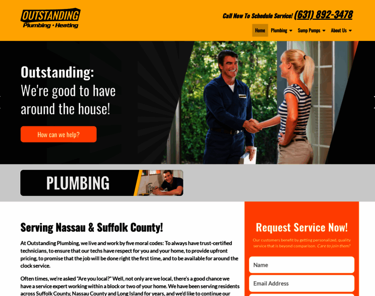 Outstandingplumber.com thumbnail