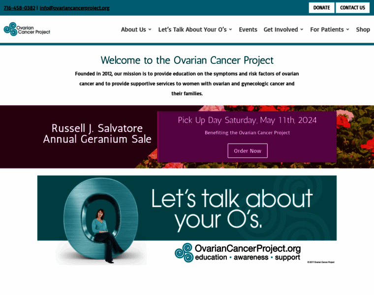 Ovariancancerproject.org thumbnail