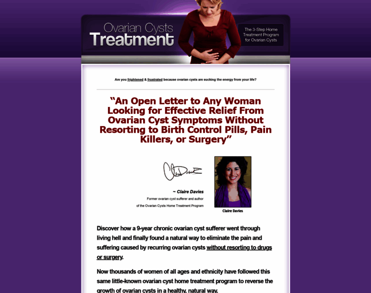 Ovariancyststreatment.com thumbnail