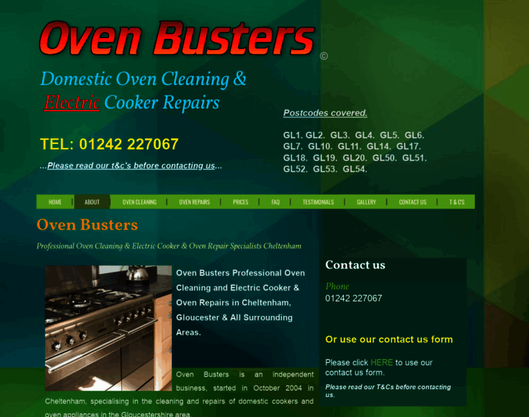 Ovenbusters-cheltenham.co.uk thumbnail