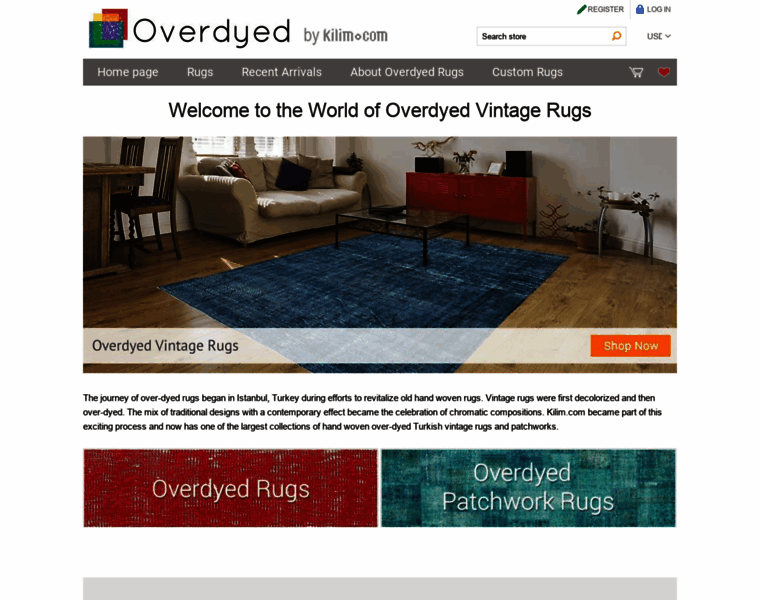Over-dyed-rugs.com thumbnail