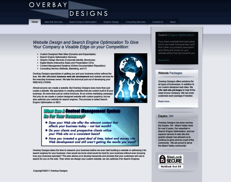 Overbaydesigns.com thumbnail