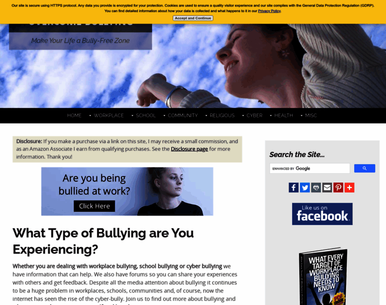 Overcomebullying.org thumbnail