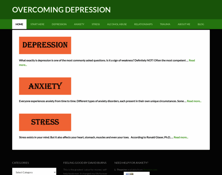 Overcoming-depression.org thumbnail