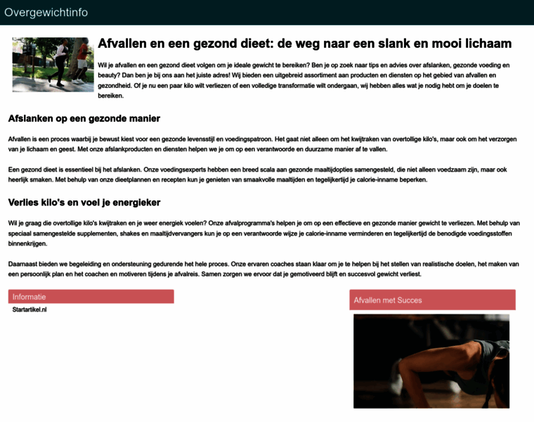 Overgewichtinfo.nl thumbnail