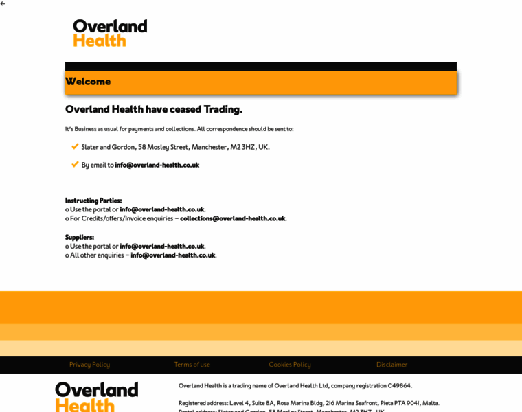 Overland-health.co.uk thumbnail