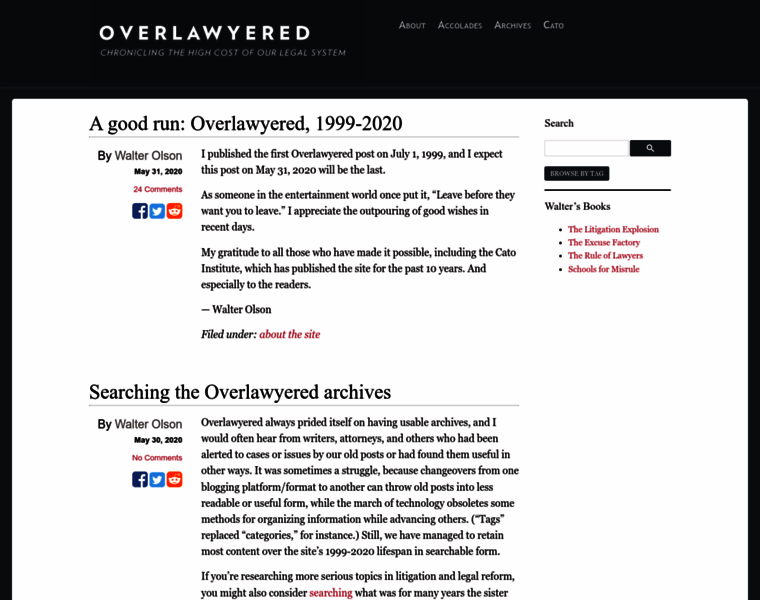 Overlawyered.com thumbnail