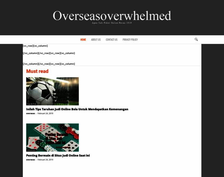 Overseasoverwhelmed.com thumbnail