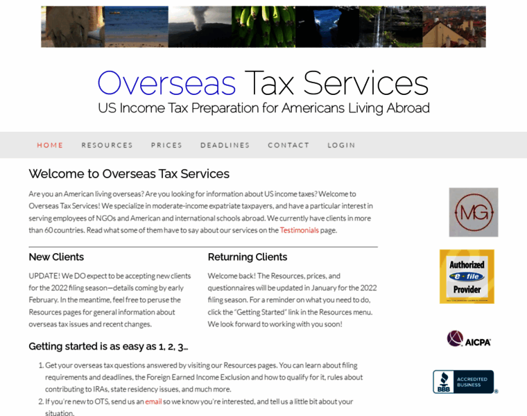 Overseastaxservices.com thumbnail