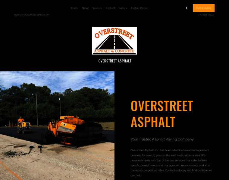 Overstreetasphalt.com thumbnail