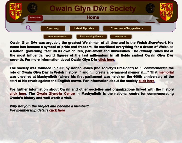 Owain-glyndwr.wales thumbnail