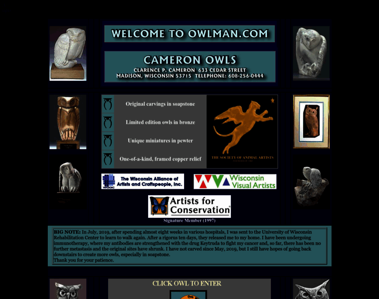 Owlman.com thumbnail