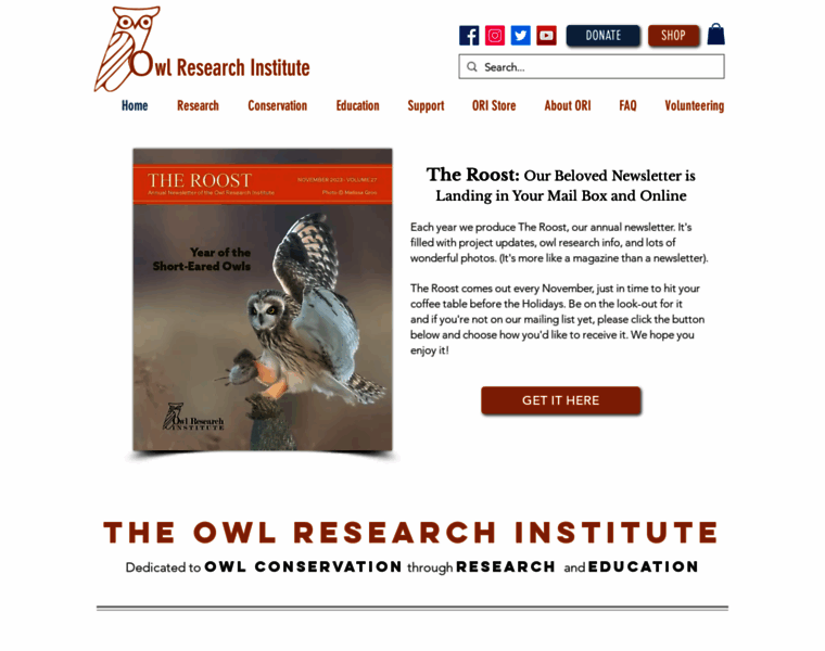 Owlresearchinstitute.org thumbnail