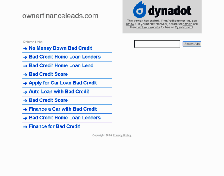 Ownerfinanceleads.com thumbnail