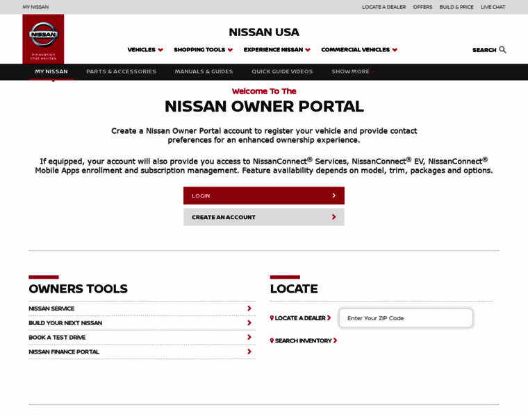 Owners.nissanusa.com thumbnail