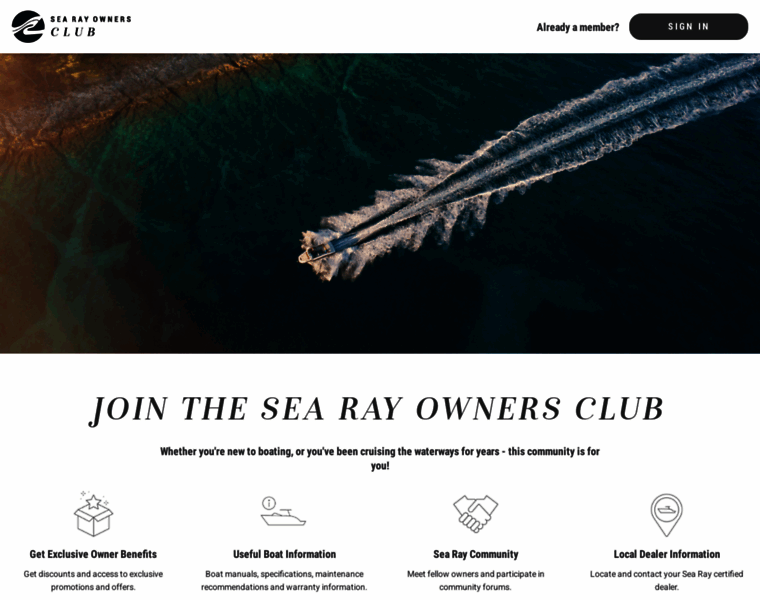 Ownersclub.searay.com thumbnail