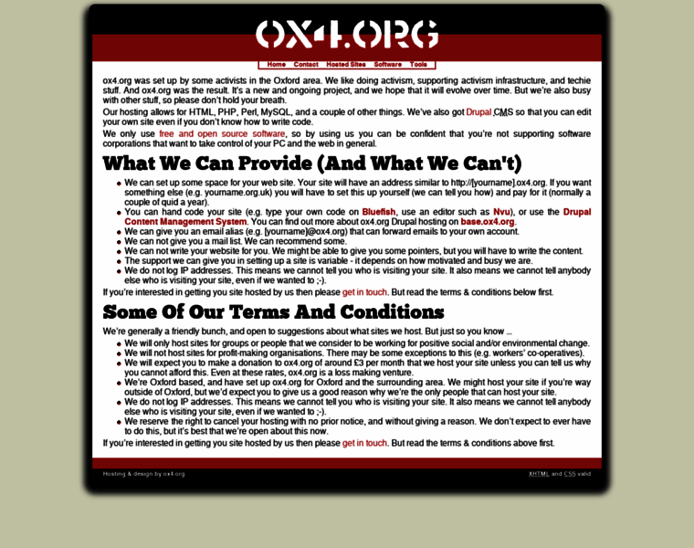 Ox4.org thumbnail