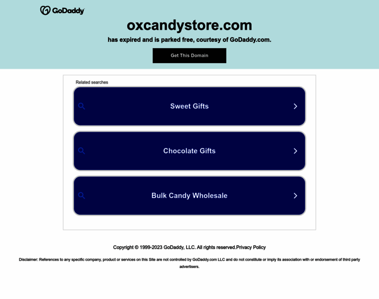 Oxcandystore.com thumbnail