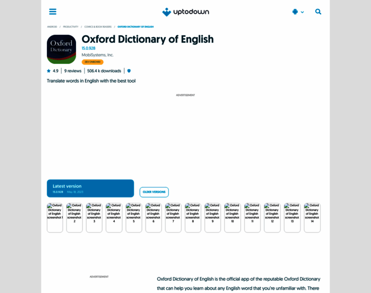 Oxford-dictionary-of-english.en.uptodown.com thumbnail