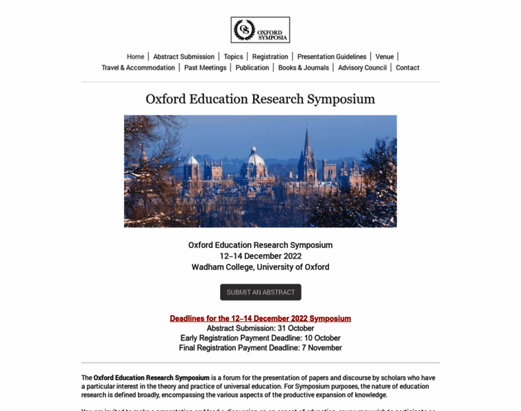 Oxford-education-research-symposium.com thumbnail