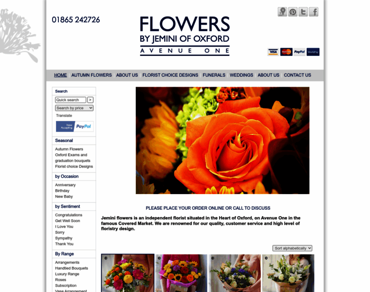 Oxford-florists.co.uk thumbnail