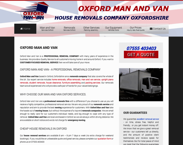 Oxford-manandvan.co.uk thumbnail