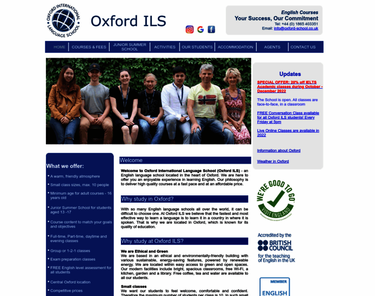 Oxford-school.co.uk thumbnail