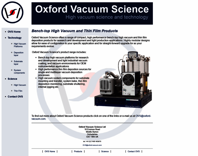 Oxford-vacuum.com thumbnail