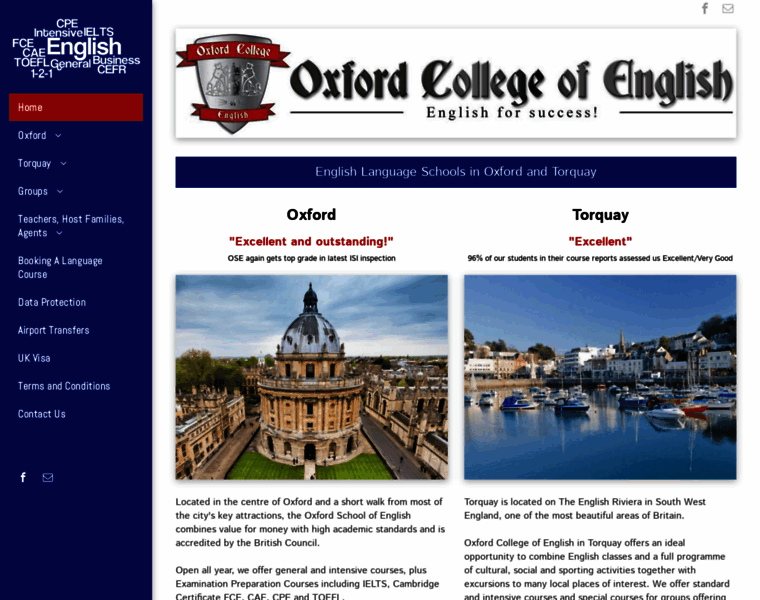 Oxfordcollege.co.uk thumbnail