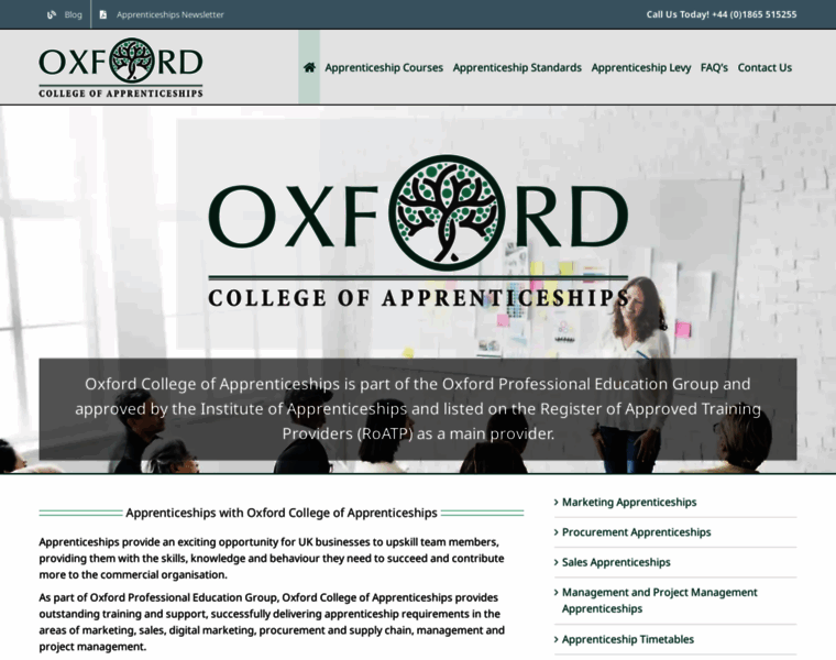 Oxfordcollegeofapprenticeships.com thumbnail