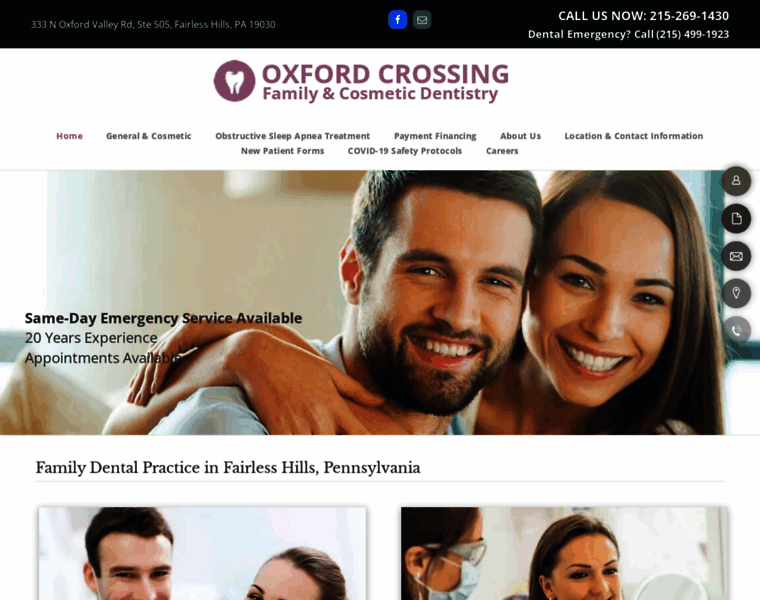 Oxfordcrossingdentists.com thumbnail