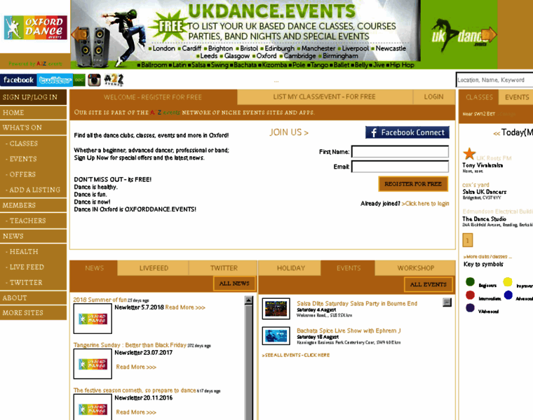 Oxforddance.events thumbnail