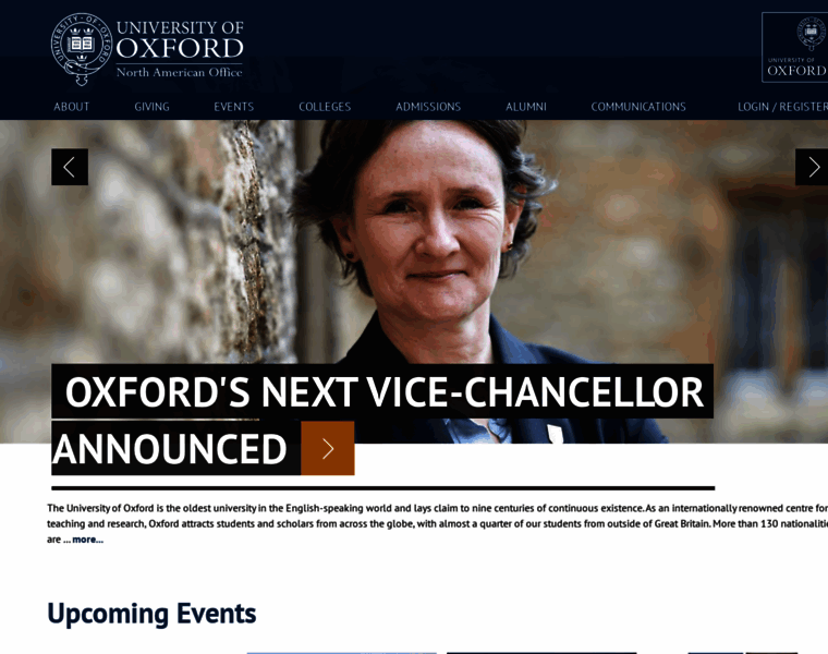 Oxfordna.org thumbnail