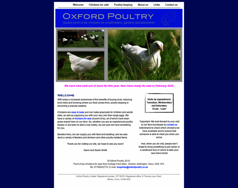 Oxfordpoultry.co.uk thumbnail