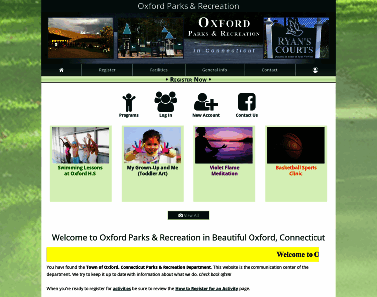 Oxfordrec.com thumbnail