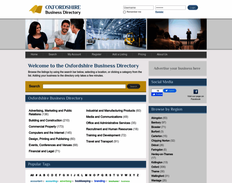 Oxfordshire-business-directory.co.uk thumbnail