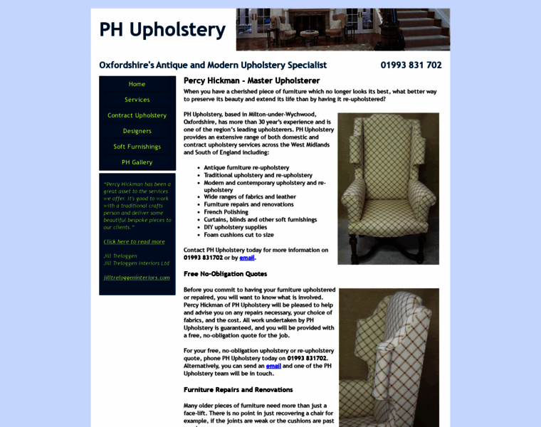 Oxfordshire-upholstery.co.uk thumbnail