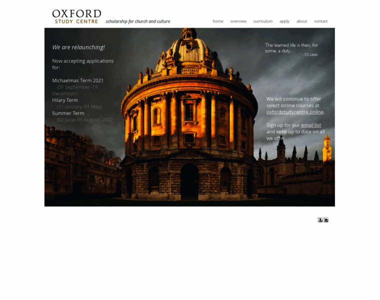 Oxfordstudycentre.org thumbnail
