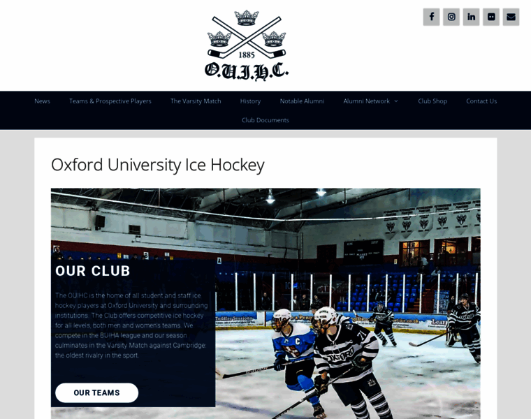 Oxforduniversityicehockey.com thumbnail