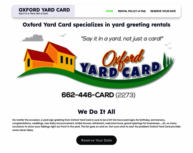 Oxfordyardcard.com thumbnail