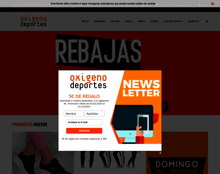 Oxigenodeportes.com thumbnail