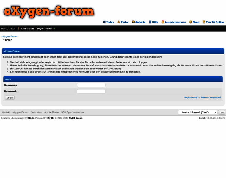 Oxygen-forum.ch thumbnail