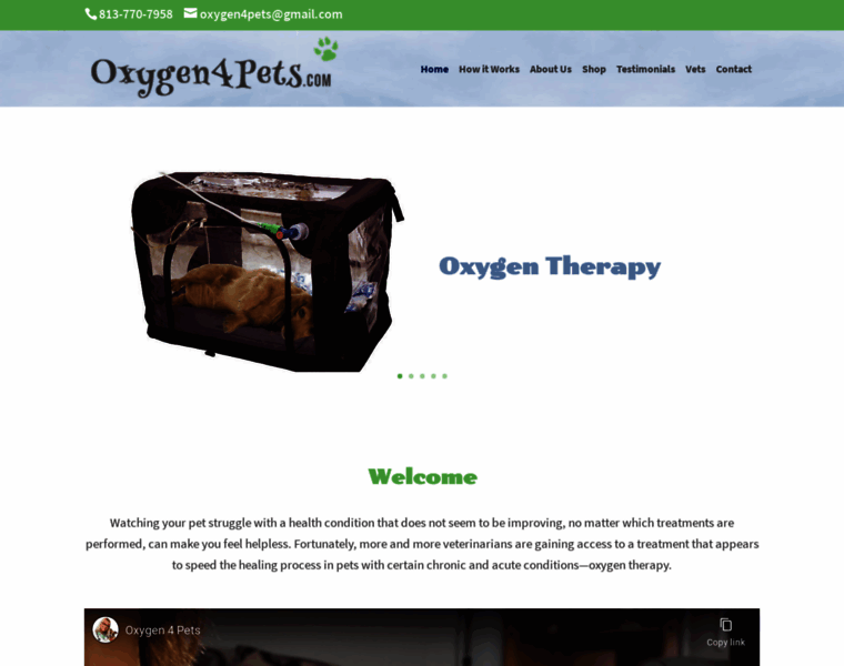 Oxygen4pets.com thumbnail