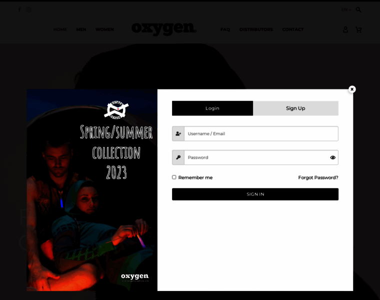 Oxygencollections.com thumbnail
